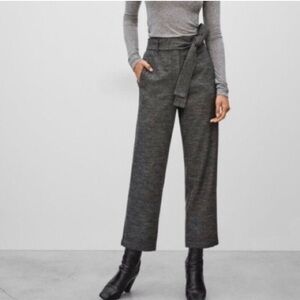 Wilfred tie front wool blend pant size 4